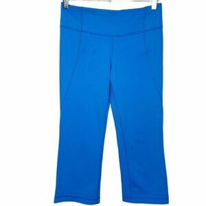 Lululemon Gather and Crow Slit Crop Pants Blue